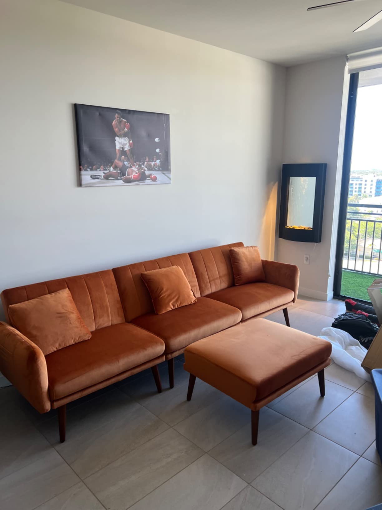 56/mo Finance NOBLEMOOD Sleeper Sectional Sofa Bed for Living Room