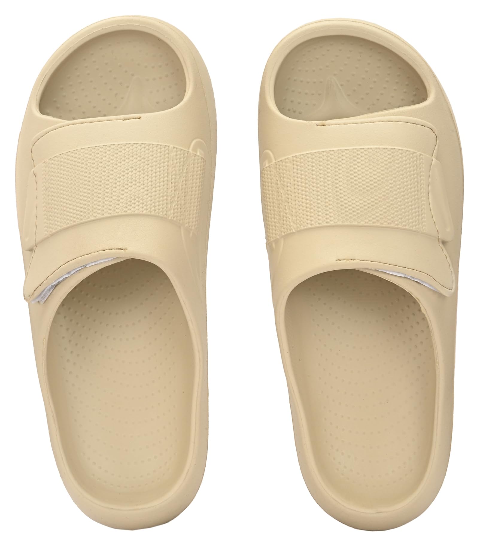 AFROJACK Men's Classic Slide Slippers (Beige, UK Footwear Size System, Adult, Men, Numeric, Medium, 10) 2