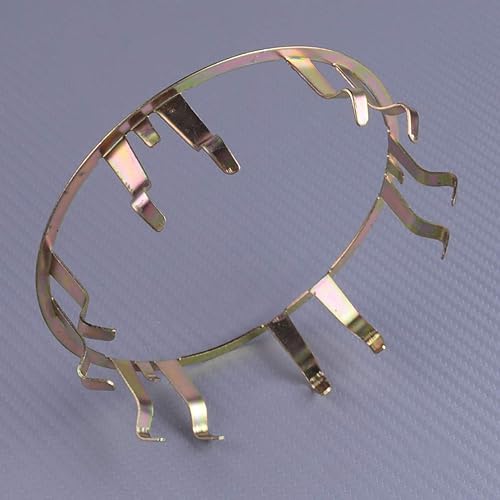 Miniatura 3 de Tapa central de rueda Cubierta de buje de anillo interior Clip de retención de repuesto de metal Anillos de montaje para Mitsubishi Pajero Montero