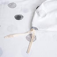 Vista 4 de Susybao - Juego de funda de plumón de 3 piezas 100 % algodón natural. Tamaño King Queen Juego de ropa de cama estampada en colores. 1 funda