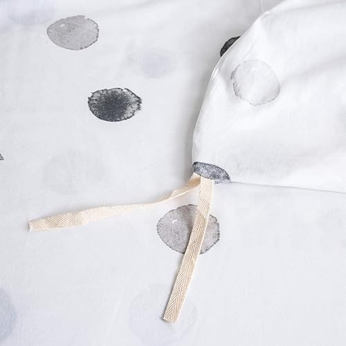 Miniatura 4 de Susybao - Juego de funda de plumón de 3 piezas 100% algodón natural. Tamaño King Queen Juego de ropa de cama estampada en colores. 1 funda de plumón