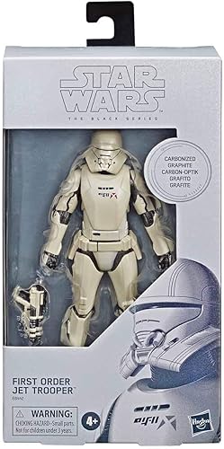 Miniatura 2 de Star Wars The Rise of Skywalker Black Series First Order Jet Trooper - Figura de acción exclusiva grafito carbonizado, metálico