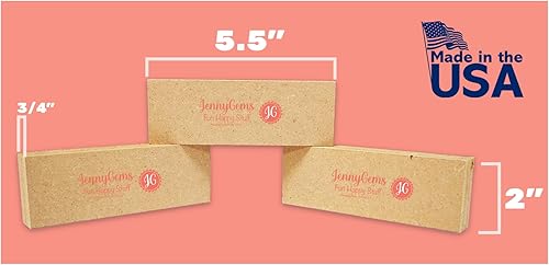 Miniatura 2 de Juego de 3 piezas de bloques de madera de malvaviscos de chocolate caliente, decoración navideña para barra de cacao caliente o estante de