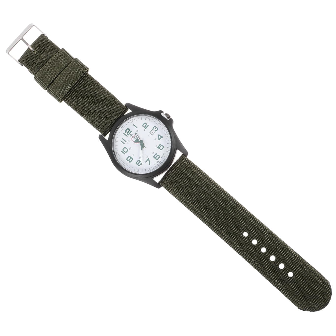 ibasenice Reloj para Hombre - Reloj de Pulsera de Cuarzo para Hombre Reloj de Nylon para Hombre Relojes Deportivos de Campo Calendario Reloj de Pulsera de Cuarzo