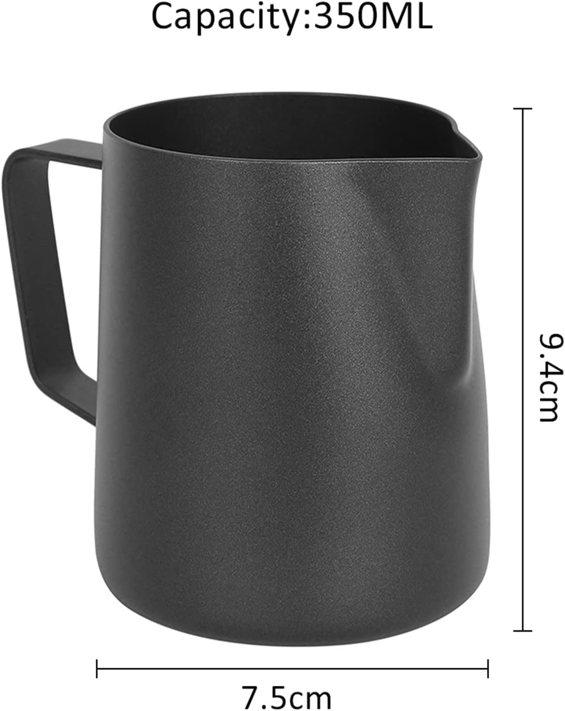 Kubek do spieniania mleka, Dzbanek na mleko, dzbanek z powłoką nieprzywierającą, espresso, kawa, Barista Craft Latte, 350/600 ml