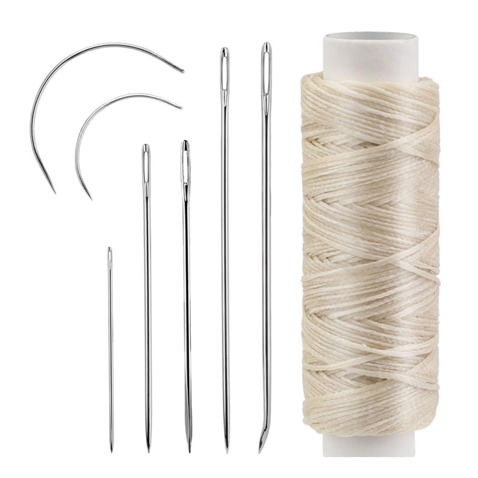 10 Set Leather Sewing Needle Set Curved Needle Upholstery for Craft Leather Hand Sewing
