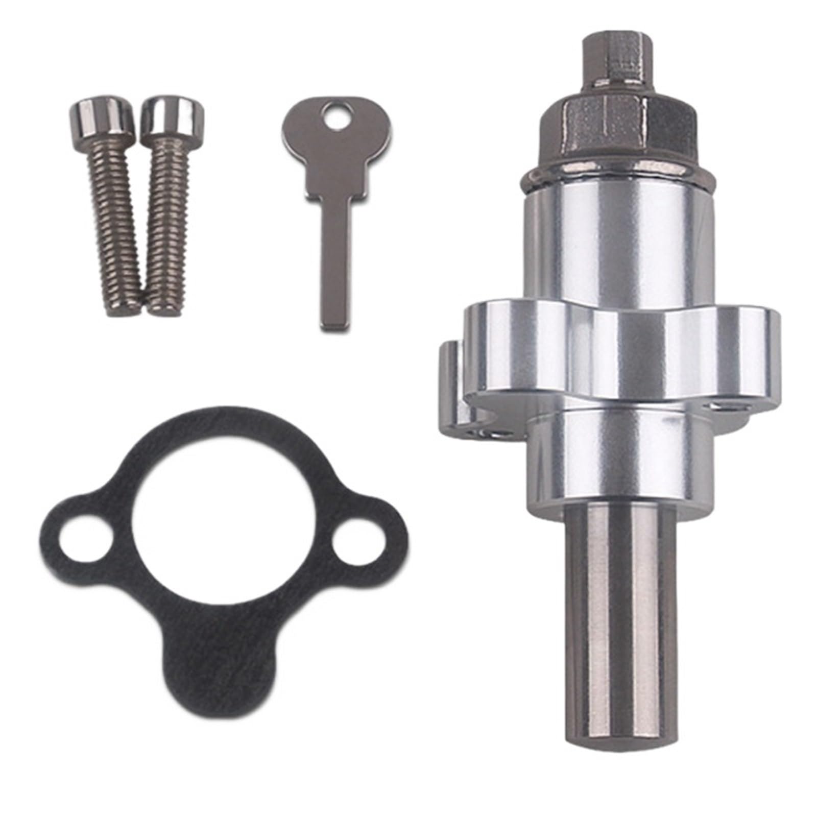 Tendicatena Distribuzione Misura Per Honda CBR600RR 2003-2018 Parti Del Motociclo Manuale Regolatore Cam Catena Tenditore Kit Tendicatena a camme(Silver)