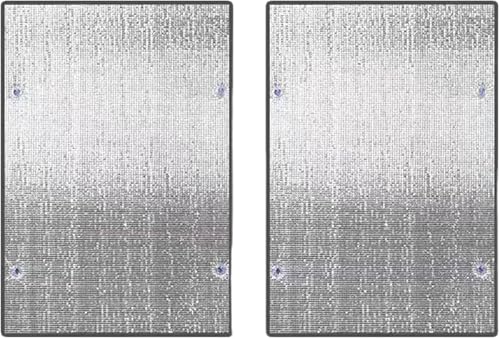 KryZaro 2 枚セット断熱ボード (70*100cm) 両面アルミホイル反射遮熱板 粘着式 日よけ冷房/断熱防寒 サンルーム・窓・車用 遮光遮音熱反射 熱中症対策