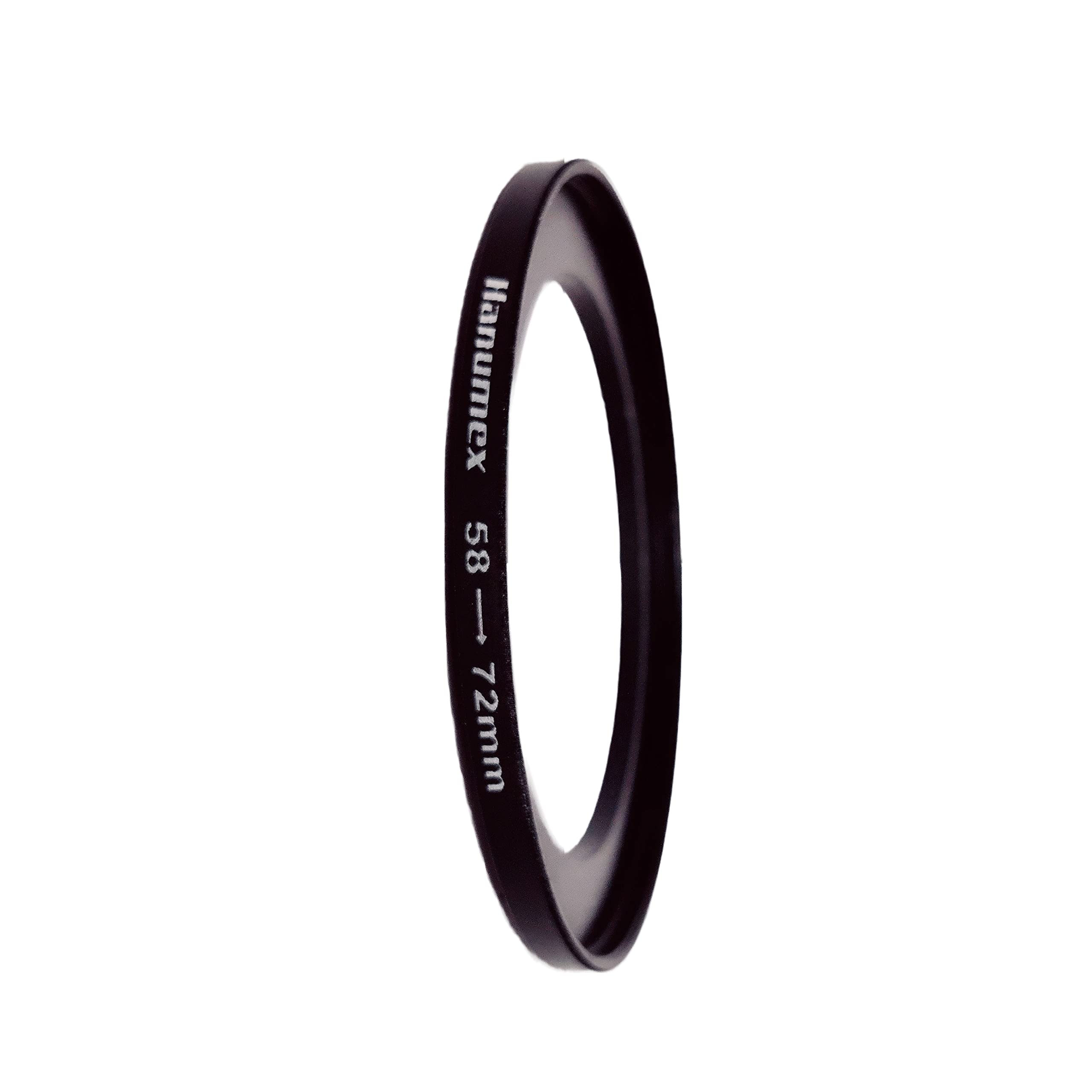 Hanumex® 58-72MM Step-Up Ring Adapter – 58mm Male to 72mm Female Filter Ring for DSLR Camera Lenses – Compatible with ND, UV, CPL, and Infrared Filters – Durable Metal Construction-image-20