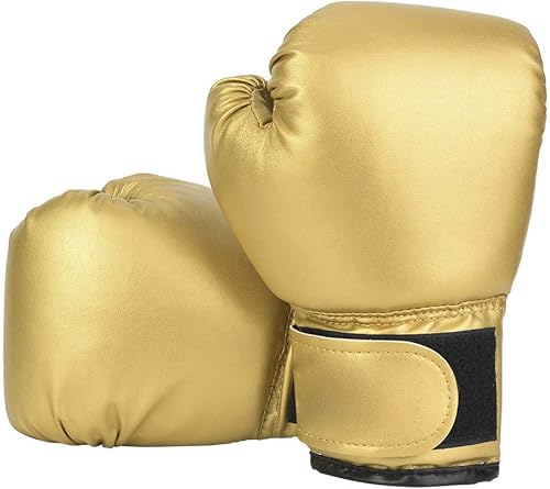 Miniatura 2 de Dilwe 1 par de guantes de boxeo para niños, guantes de boxeo de piel sintética, guantes de boxeo de saco de arena para entrenamiento
