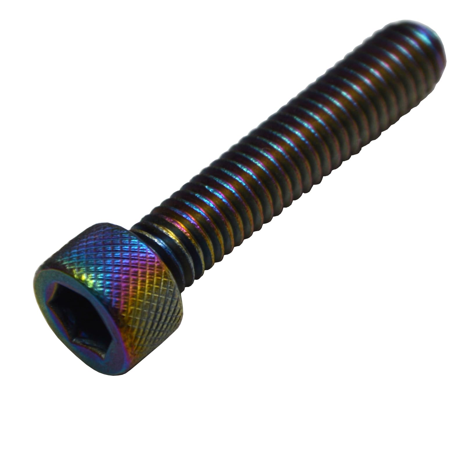 WKSTOOL M6×1 30mm Thread Length,10pcs Multicolored Rainbow
