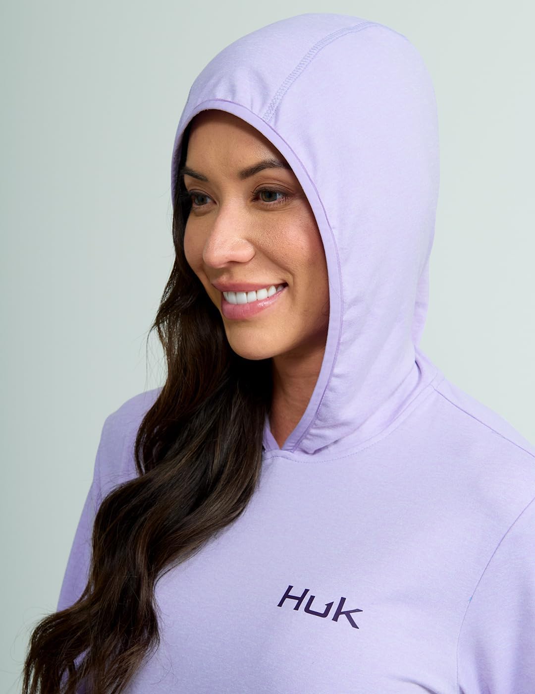 HUK womens Coldfront+ Pullover Hoodie, Performance Fishing Hoodie - Image 5