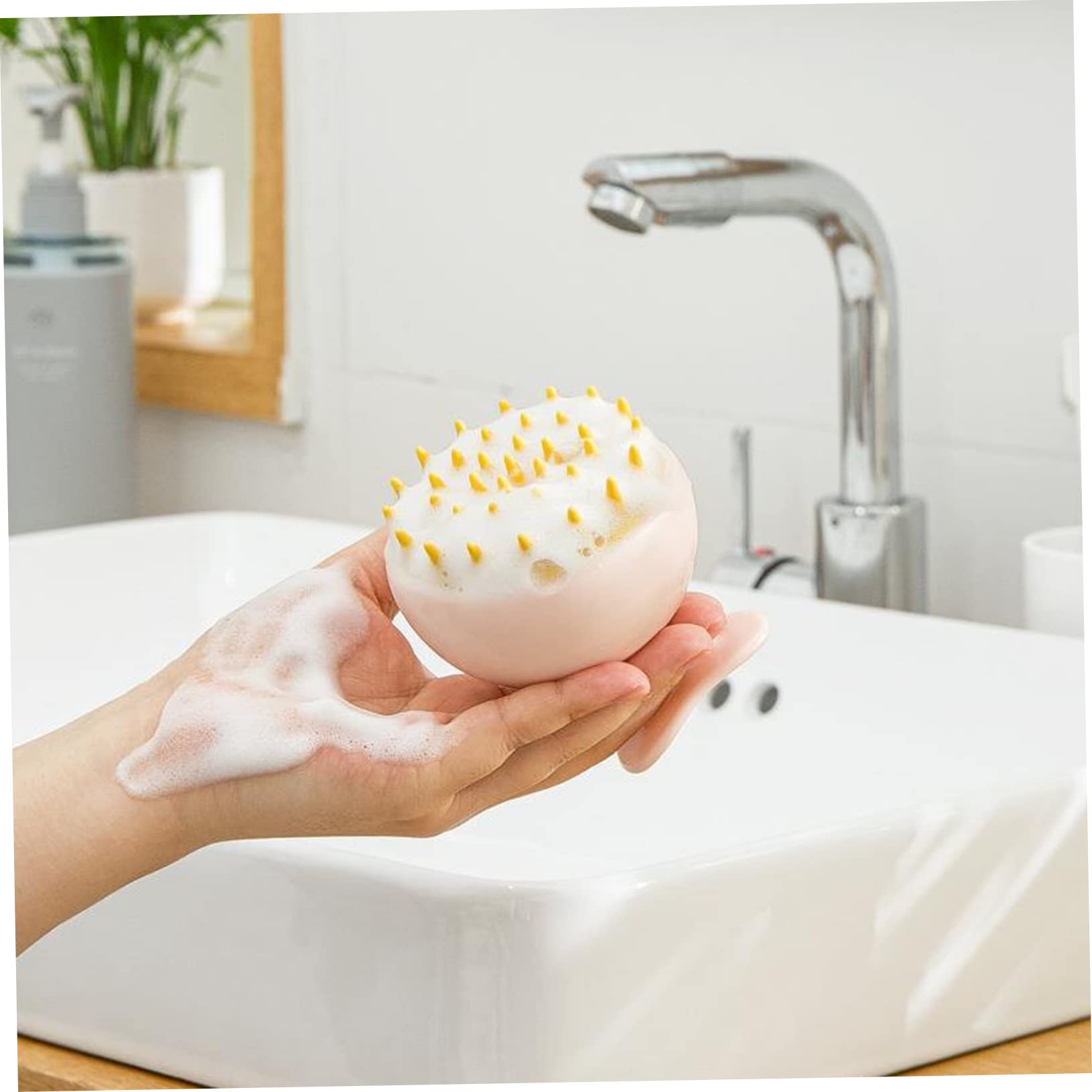 3 Sets Praktisches Shampoo-bürstenset Für Die Kopfhaut Tragbare Kopfhautbürste Für Unterwegs 2 Stück * 3