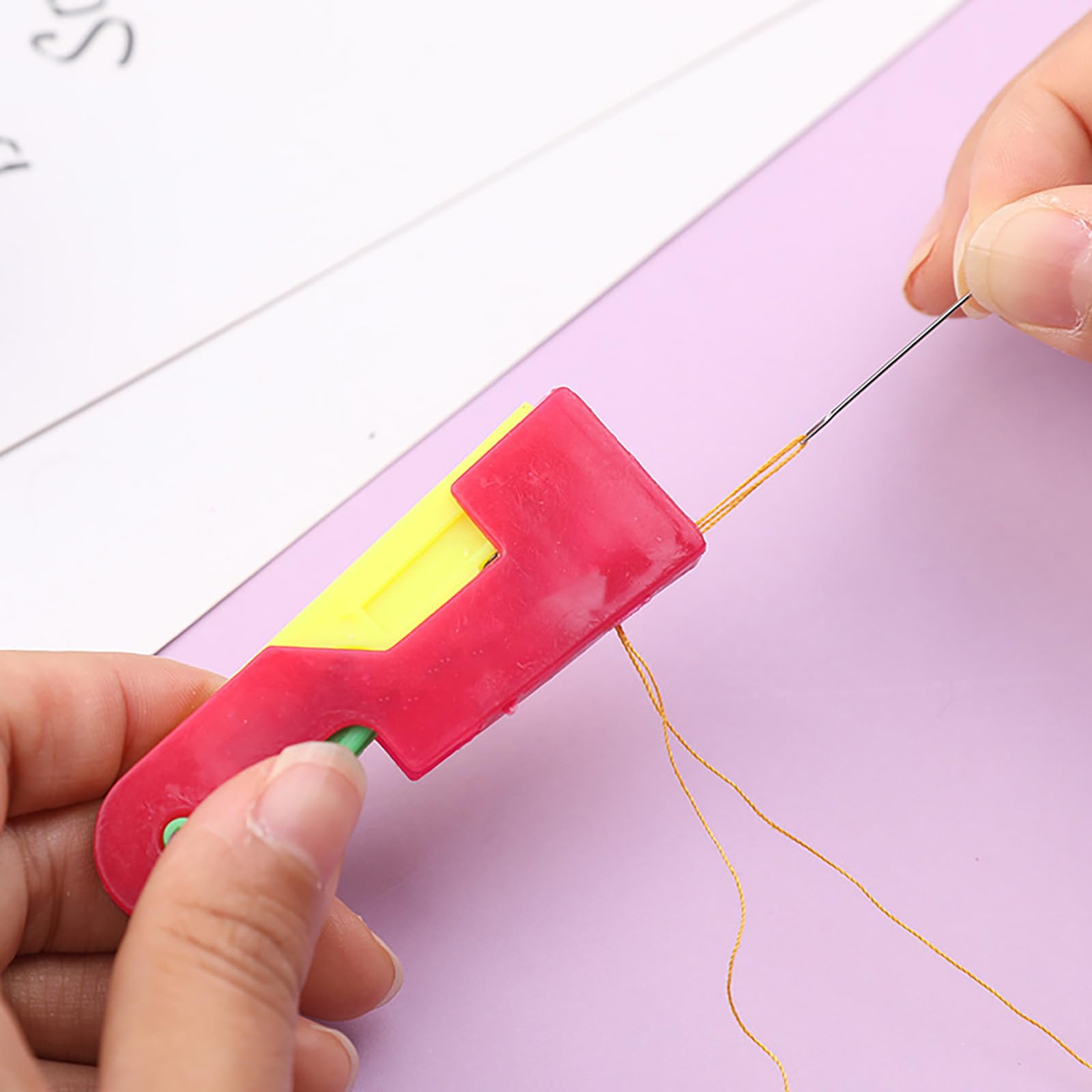 Sewing Needle Inserter Automatic Needle Threader - Stitch And Go