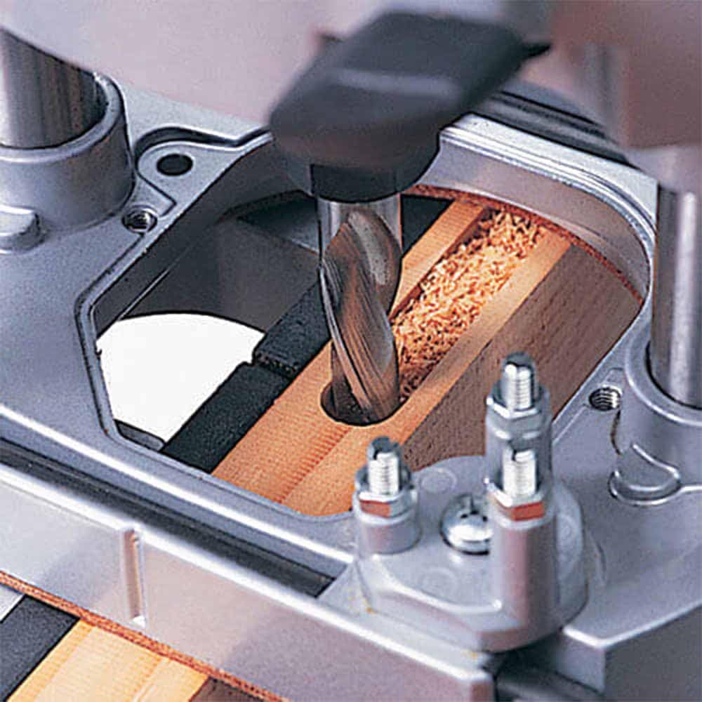 Trend Professioneller Spiral-Down-Cut-Fräser, 8mm Schaft, 8mm Schnittdurchmesser und 25mm Schnittlänge, massives Wolframkarbid, S55/06LHX8MMSTC