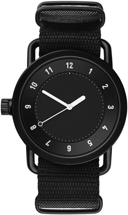 TID no. 1 Watch - Black Watch Face | Nylon Band