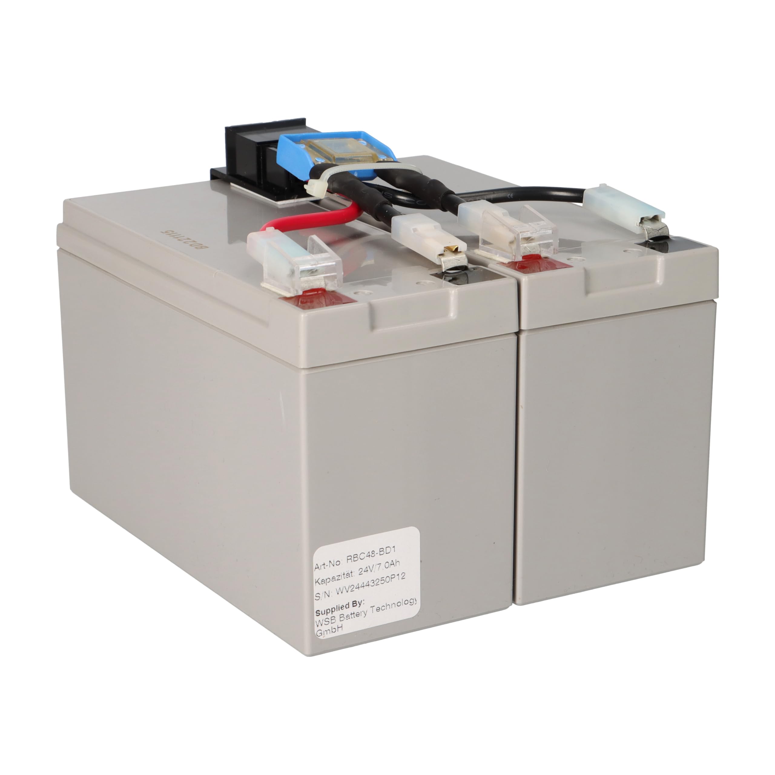 RBC48 Akku plug'n'Play für APC Smart UPS 750 + HP/IBM/Fujitsu USV