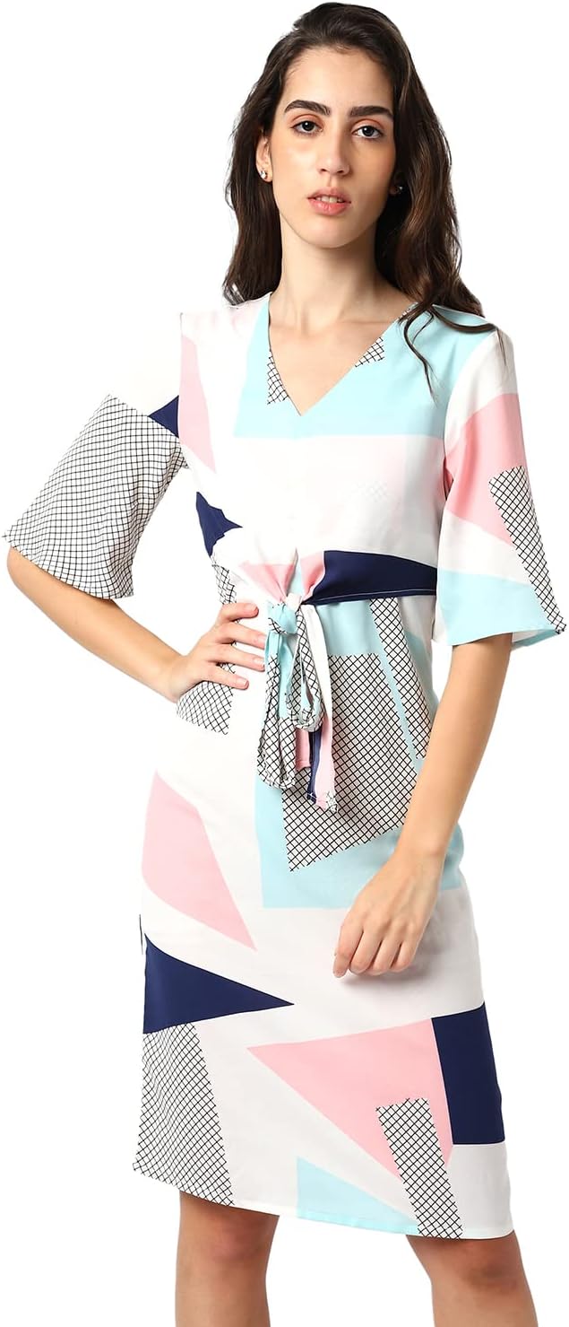 Campus SutraWomen's Dress Slim Fit For Casual Wear | Modern Clothing Mini Dress Crafted With Relaxed Design Comfort Fit And High-Performance For Everyday Wear