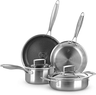 KASANOVA Tri-Ply Stainless Steel Cookware Set