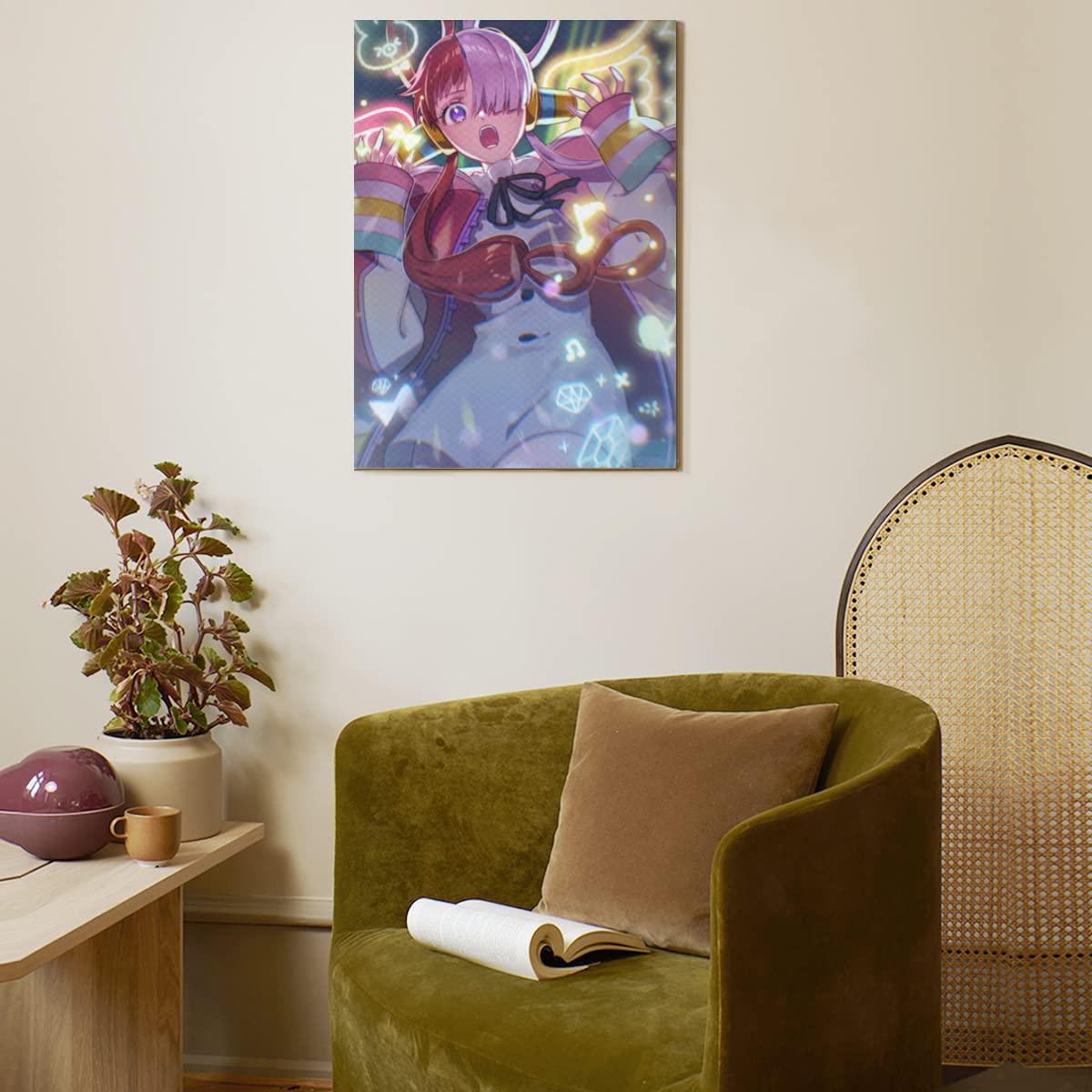 Amazon.co.jp: ワンピース ONEPIECE FILM RED ウタ ポスター 油絵