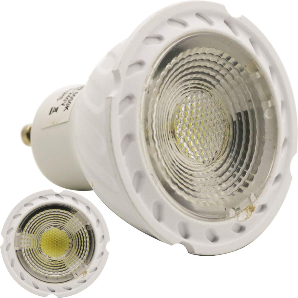 Mengjay Cold Light 1X Gu10 5W 220V Cool White 6000K Led Spotlight, Very Good Concentration Effect, Use Of Environmentally Friendly Materials, Low Emissions, Environmental Protection