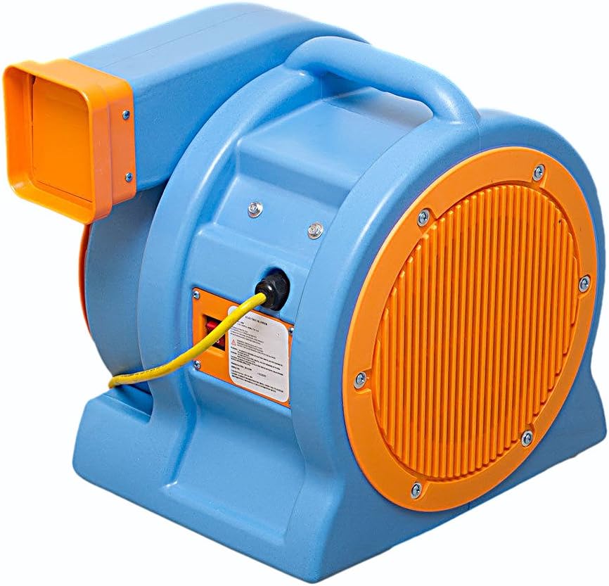 SA-15HP 1.5-HP, 9-Amp Inflatable Bounce House Moonwalk Blower, Blue