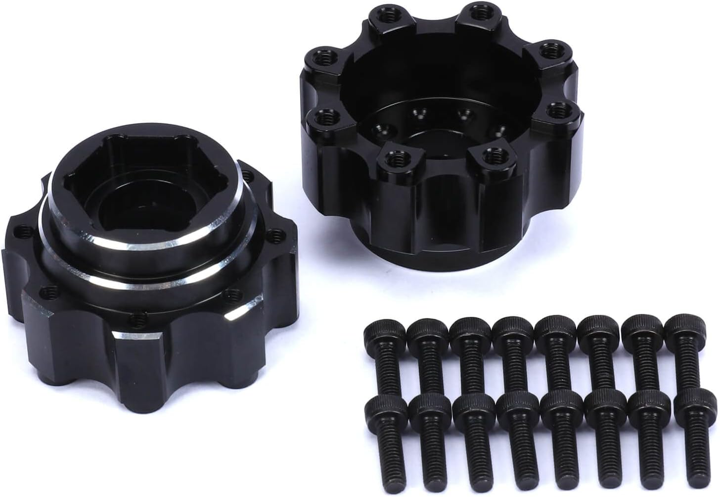 RCAWD Alloy Wheel Hex Adapters 1/8 8x32 to 17mm 1/2" PRO635300 for Proline Series Wheel Tires Upgrade Parts