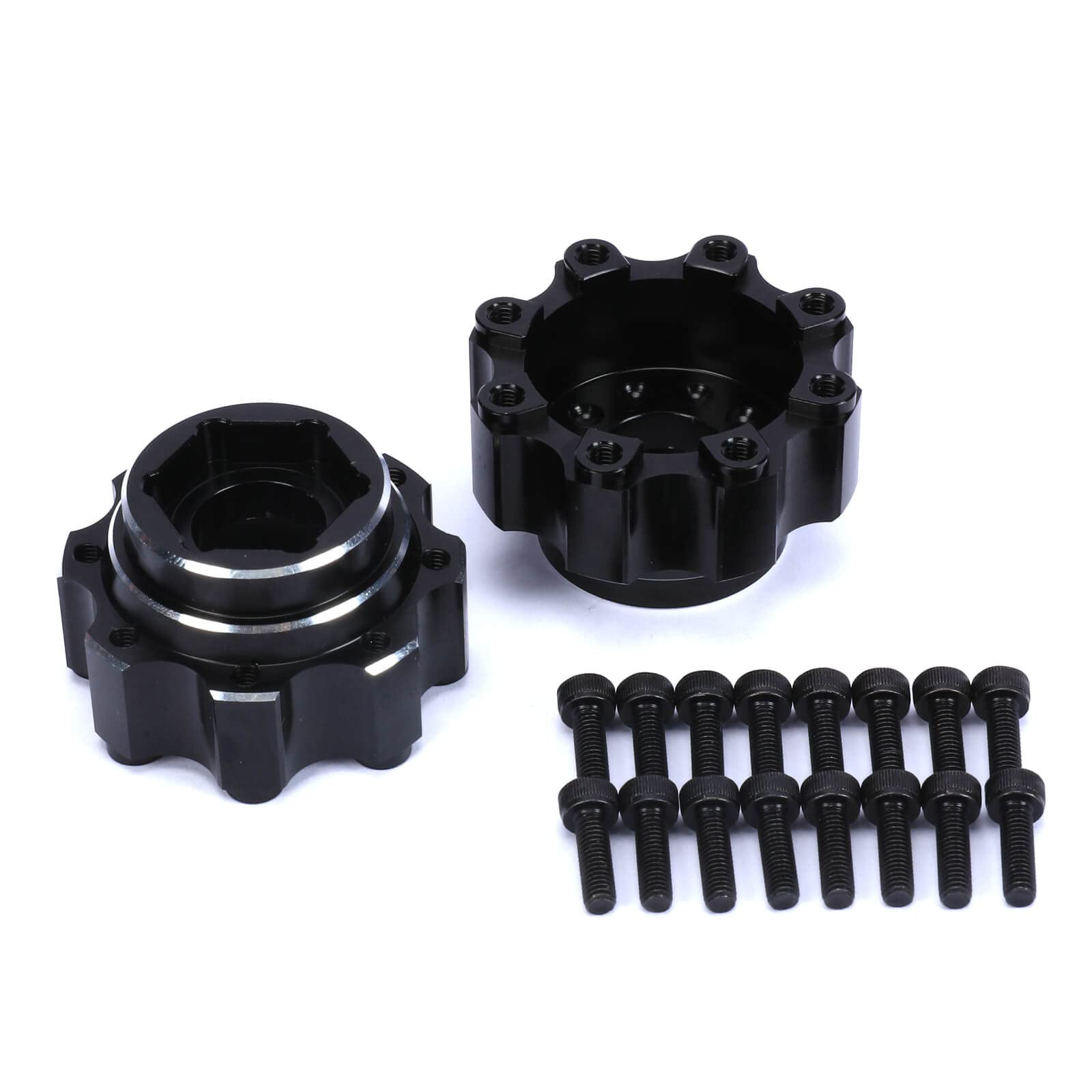 RCAWD Alloy Wheel Hex Adapters 1/8 8x32 to 17mm 1/2" PRO635300 for Proline Series Wheel Tires Upgrade Parts