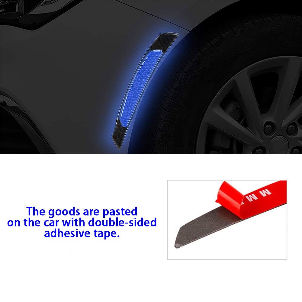 Auto Dorpel Beschermers Strips Auto Deur Sill Protector Zwart Koolstofvezel Wrap Film Anti Kras Auto Deurbeschermer Bumper Protector Sticker