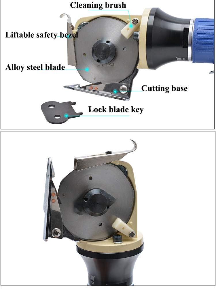 NEWTRY Pneumatic Fabric Cutter Cutting Machine Cloth Shears Leather Carpet Shears Pneumatic Cutting Scissors