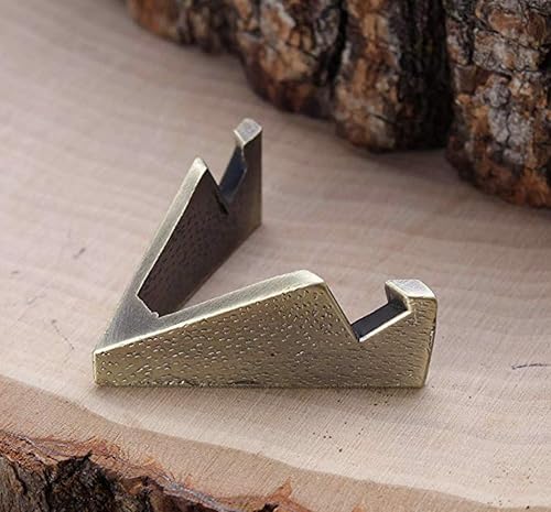 Miniatura 4 de Soporte para monedas (paquete de 6) - Soporte para monedas - Acabado de latón antiguo - Moneda de desafío AA Medallón Token Holder - Empresa