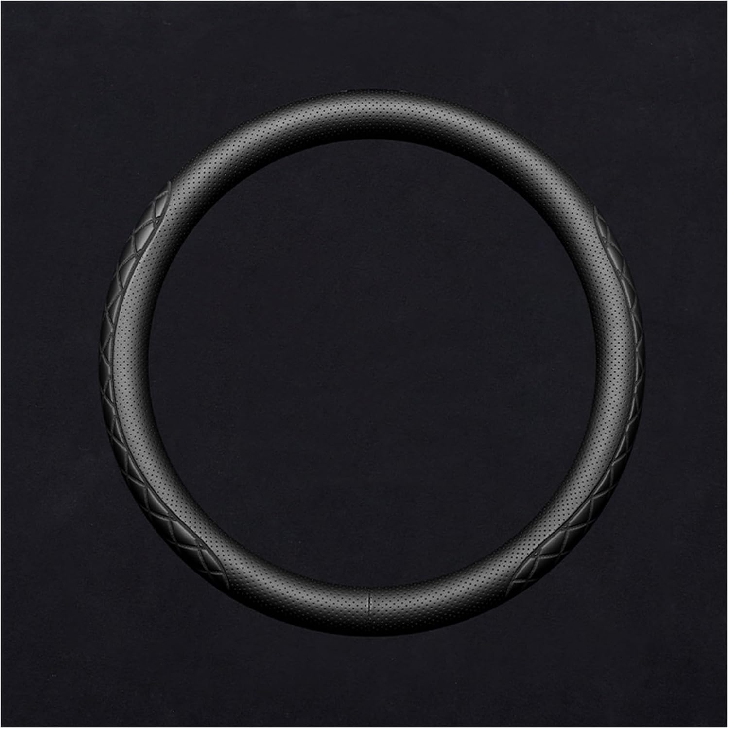 Car Steering Wheel Cover for Car Steering Wheel Cover Leather Car Accessories Four Seasons Undifferentiated Feeling (Color : 1#)