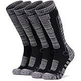 [テスラ] スノーボード スキー靴下 スキーソックス 2足セット 冬 コンプレッション スポーツソックス 男女兼用 [抗菌防臭・吸汗速乾] アウトドアスポーツ 防寒 保温 ソックス メンズ レディース MZS82-JPB_L