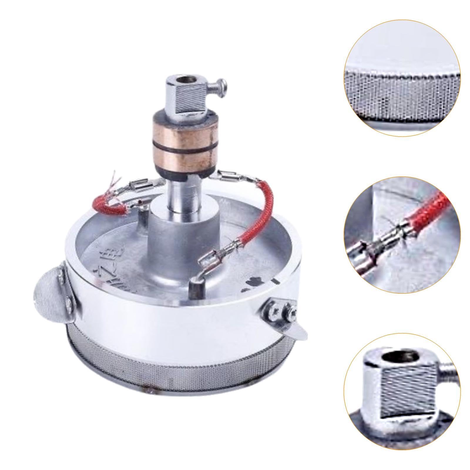 Cubierta automática para máquina de hilo dental de azúcar para máquina eléctrica de hadas, cabezal de calefacción de metal de 10 cm