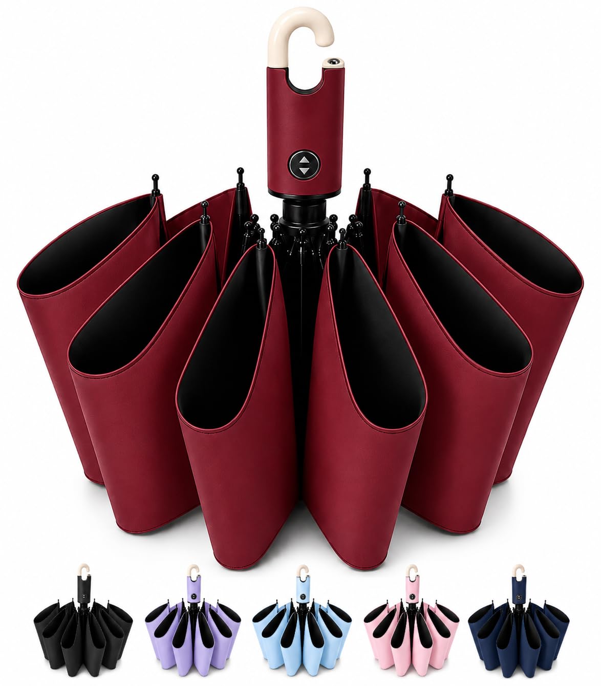 Umbrella for Women | Umbrellas for Men | UV Coated 3 Fold Umbrella for Rain with Auto Open and Close Small Folding Travel-Foldable Windshield-image-27