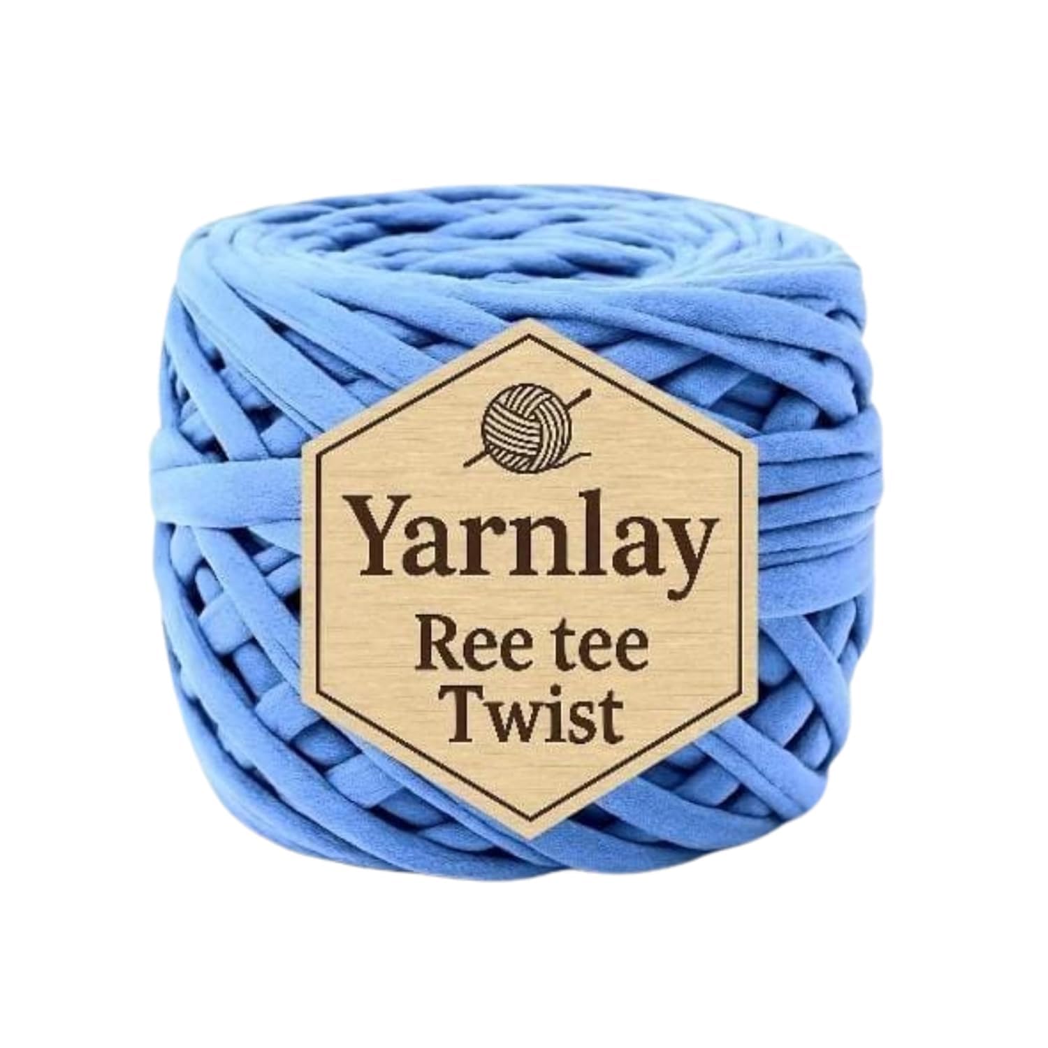 Cotton T-Shirt Yarn for Crochet/Knitting (Weight : 225 Grams | Length : 75 Meters | Colour : Frost Blue_T015-image-33