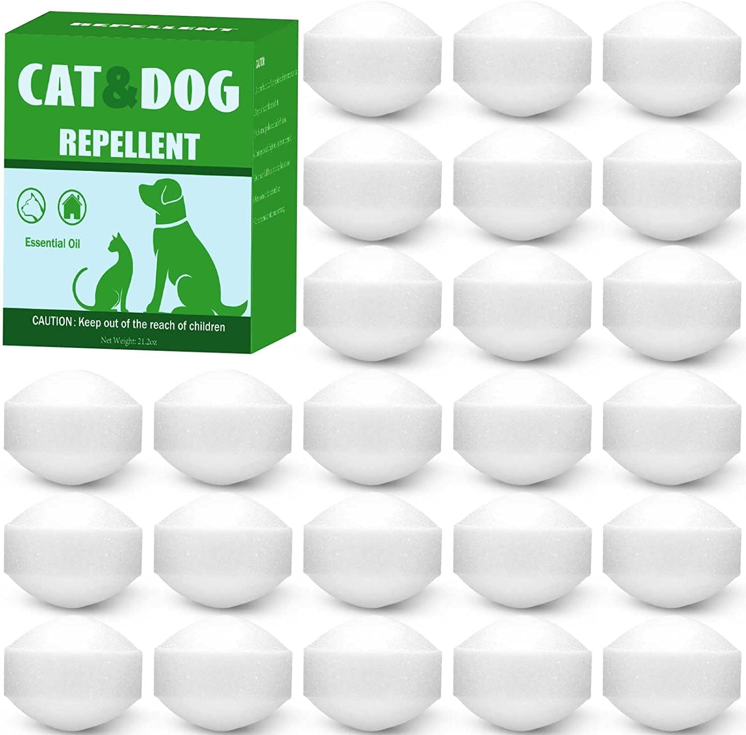 24 Pack Stray Cat Repellent Dog Repellent Peppermint Oil to