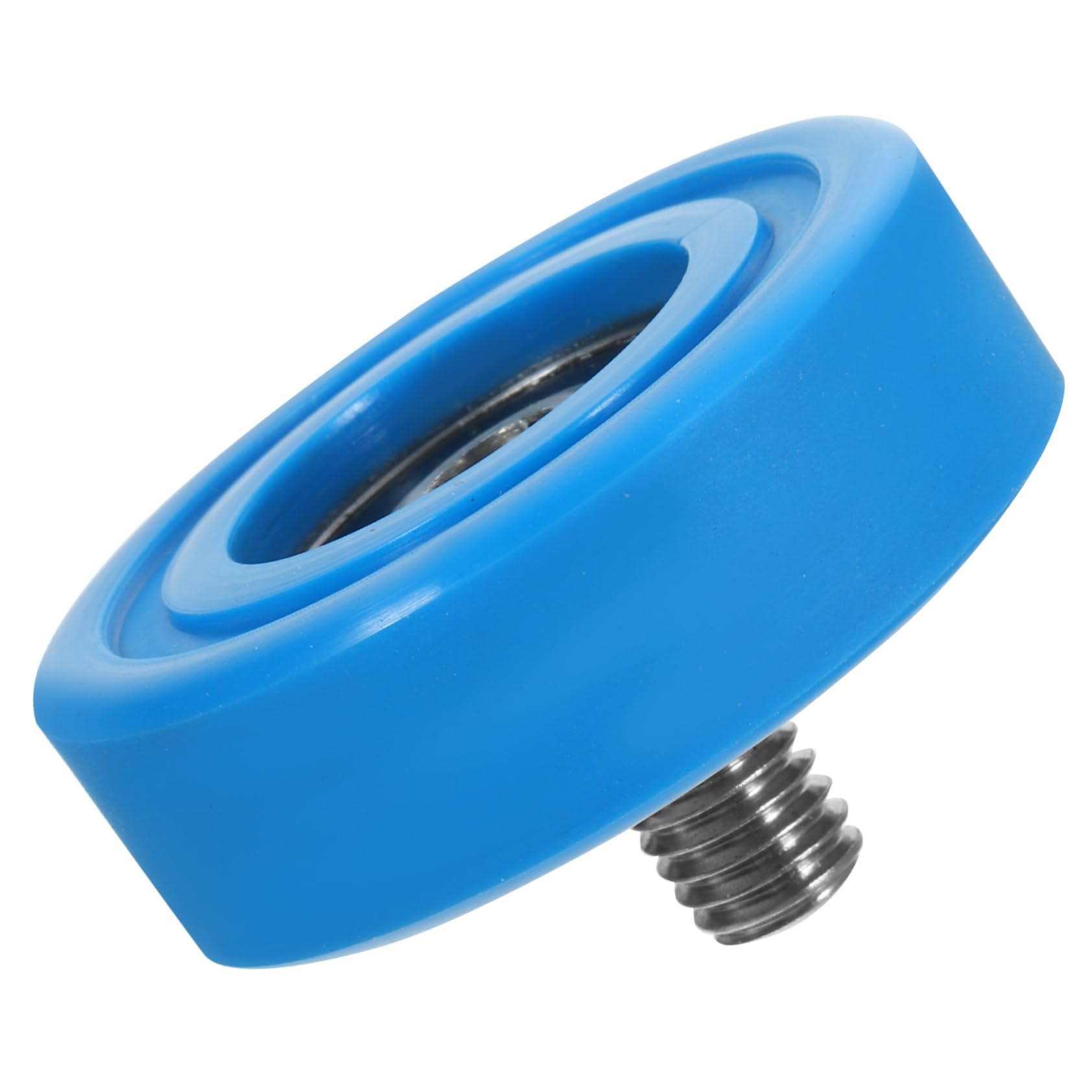 Angoily Plastic Coated Bearing Window Door Wheel Rail Ball Rolling Wheel Rail Ball Rolling Bearing Sliding Door Wheel U-Groove Guide Pulley Pu Pulley Door Roller Window Pulley Ball Bearing