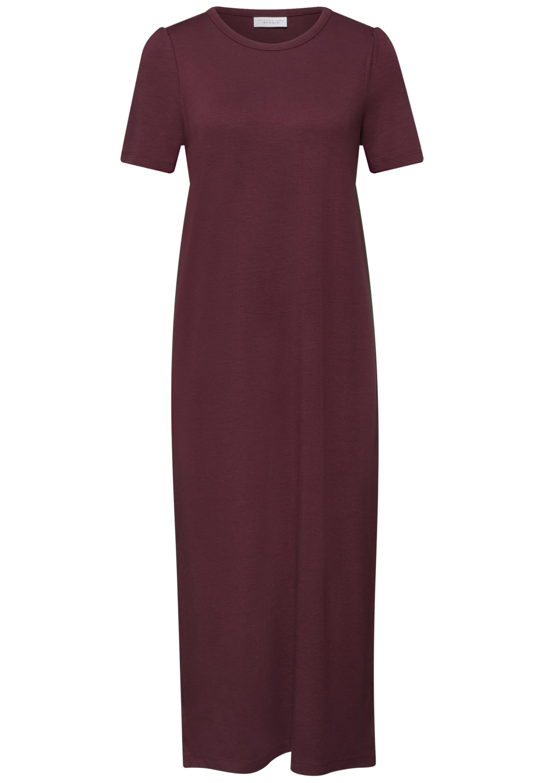 Street One Studio Midi-Kleid aus Jersey mit Puffärmeln
