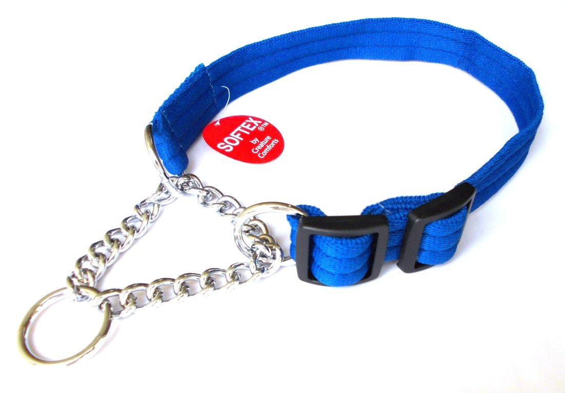 fabric half check collar