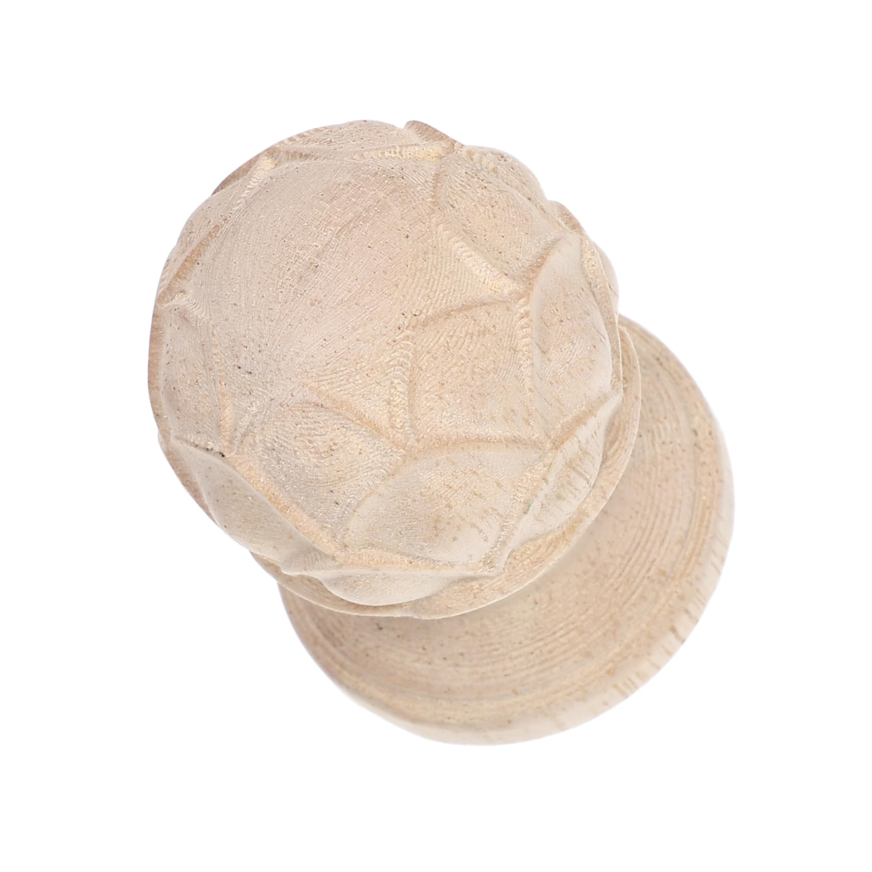 ifundom Wooden Pineapple Finial for Home Decor European Style Decorative Bed Post Curtain Rod Accent Easy Installation Fine Craftsmanship Pine Carving