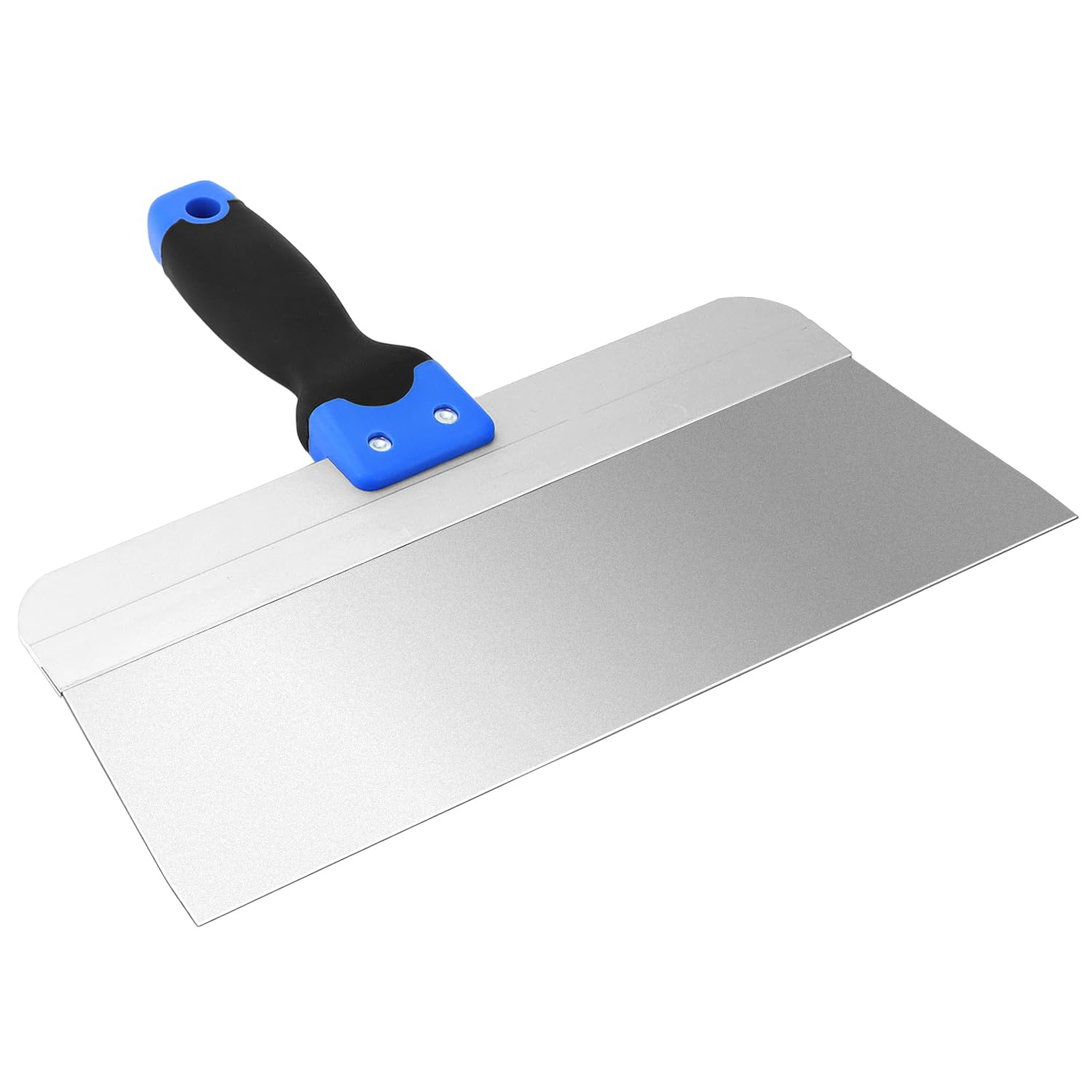 QWORK® 300 mm Espátula de acero inoxidable con mango de plástico, espátula de pintor, espátula de superficie