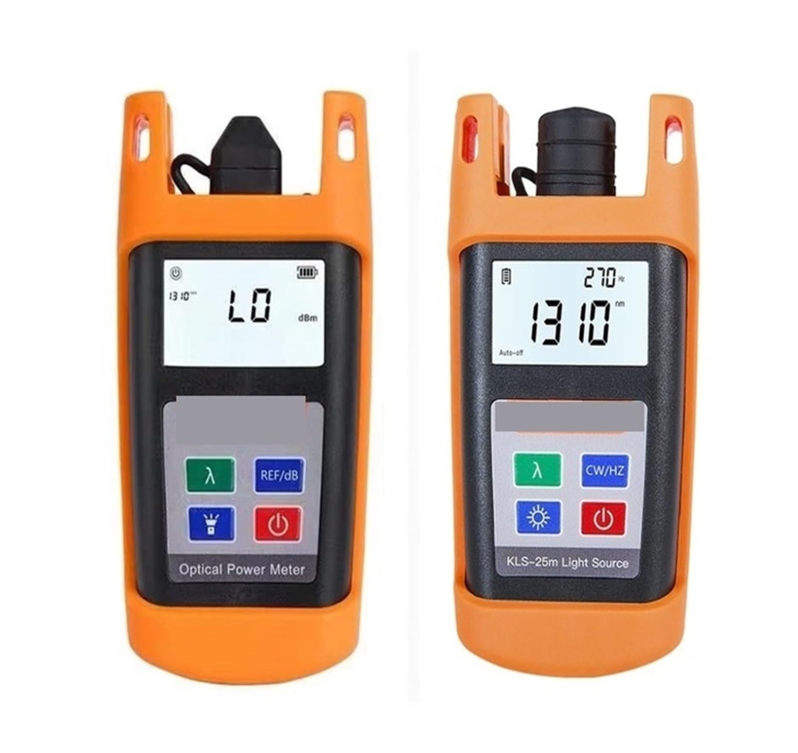 Dikkac 2 In 1 Fiber Optic Cable Tester, Kls-25M Optical Light Source Fiber Optic, 1310/1550Nm Power Meter Cable Tester Ols Opm(2 In 1)