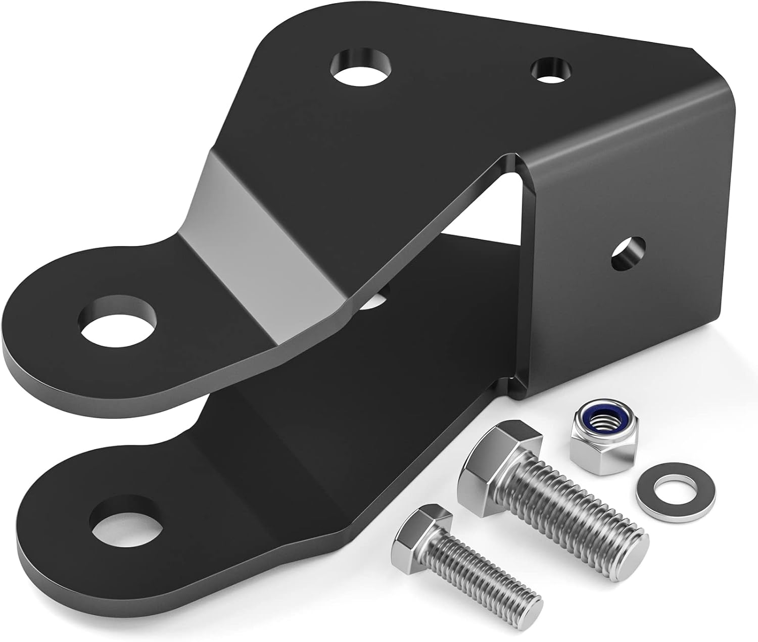 KSP 3-5" Adjustable Shock Extender for Chevy Silverado C1500 1988-1998, GMC Sierra C1500 1988-1998, Adjustable Rear Lowering Shock Mounts for Trucks Pickup