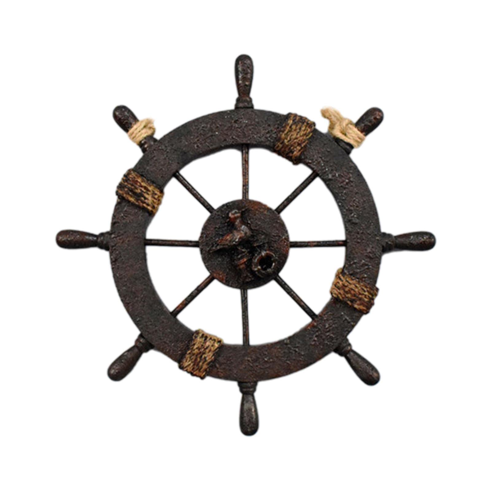 Nautical Boat Steering Wall Decor for Party Weddings Photography Fittings 28Cm-image-14