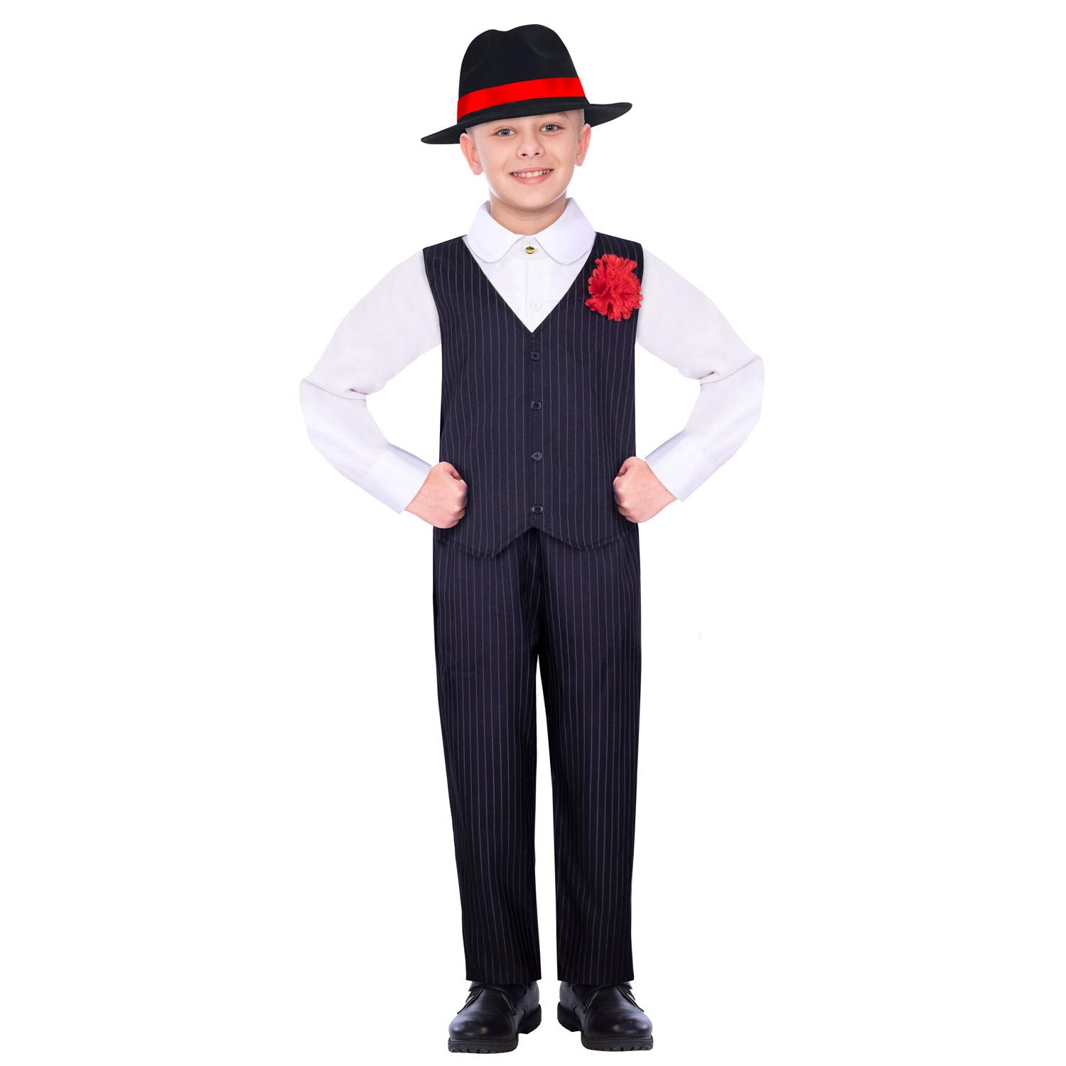 amscan Childs Gangster Boy Fancy Dress Book Day Costume Outfit