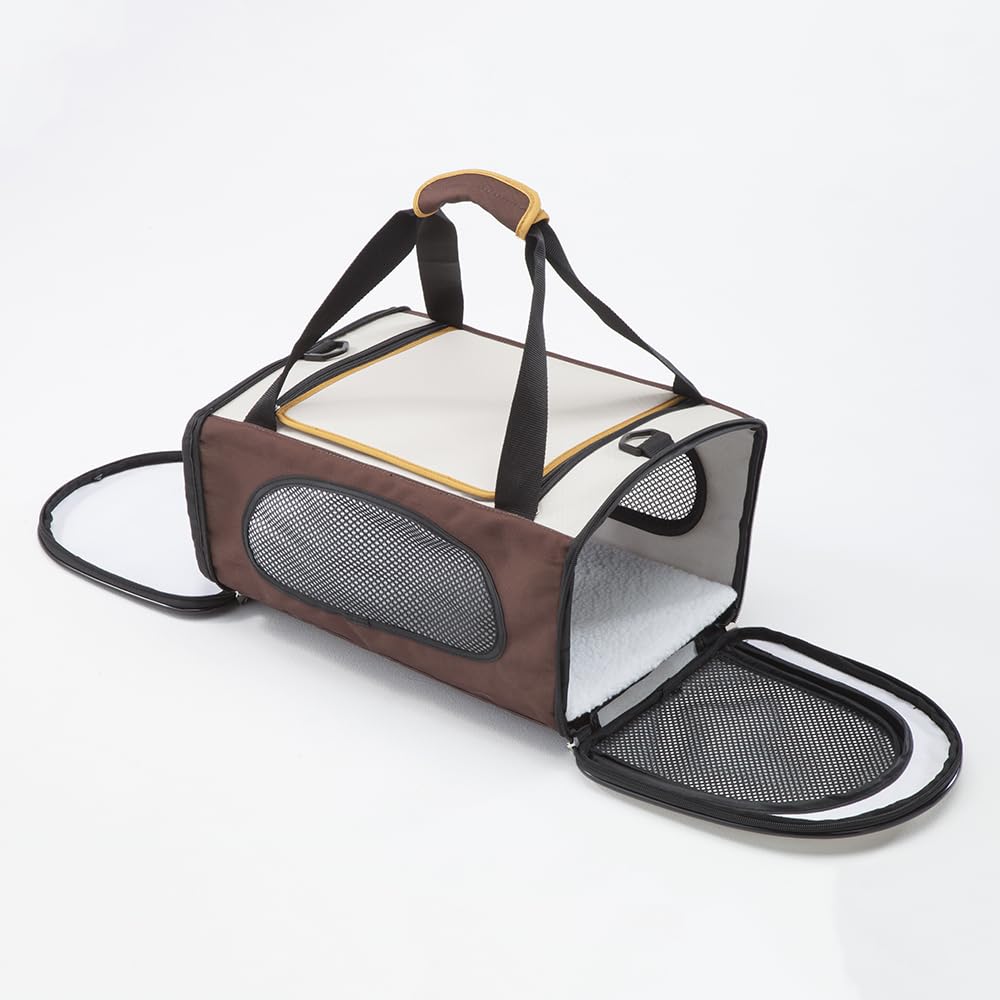 Amazon | カインズ(CAINZ) ペットキャリー 幅29cm 奥行44cm 高さ29cm