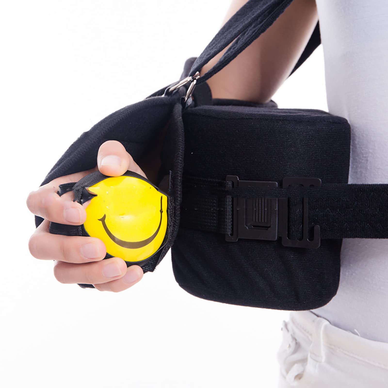 Inmovilizador de Cabestrillo de Brazo: Cabestrillo de Brazo médico, inmovilizador de Hombro con Almohada de abducción, Soporte de Brazo de Hombro postoperatorio, fijador posthumeral,R
