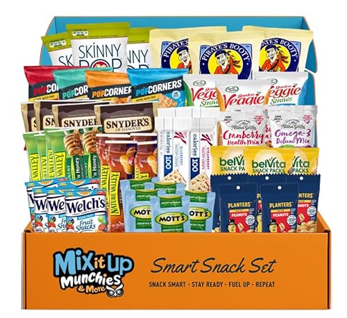 Healthy Snack Variety Pack Gift Box – 60 Count –