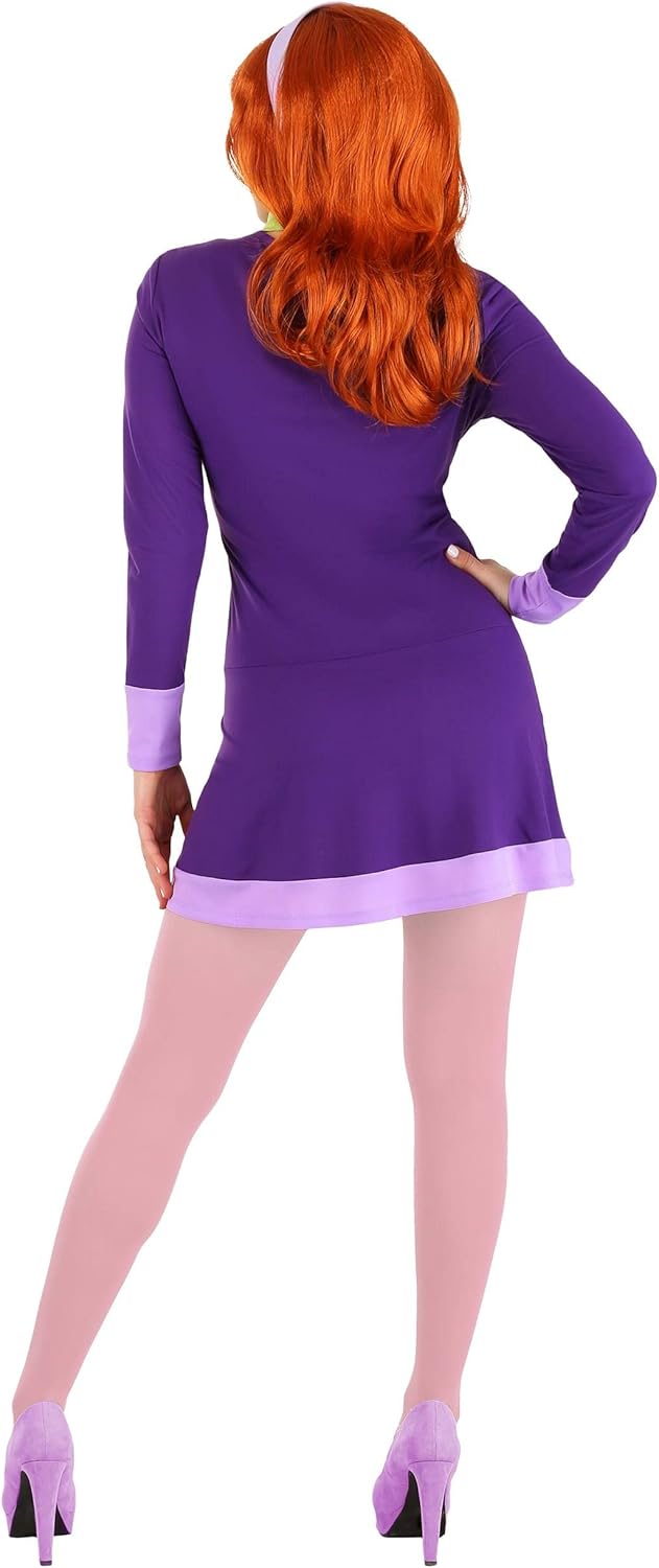 Scooby Doo Daphne Costume for Women, Scooby-Doo Character Purple Dress Outfit for Cosplay & Halloween - Image 7